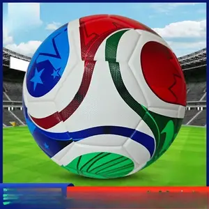 2026 High Quality Soccer Ball, Official Size 5, PU Material, Seamless, Wear Resistant, Match Training Football, Durable Design