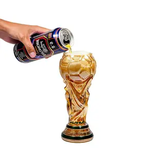 Trophy Beer Mug Drinkware Unique Soccer Design Trophy Design Perfect for Fans