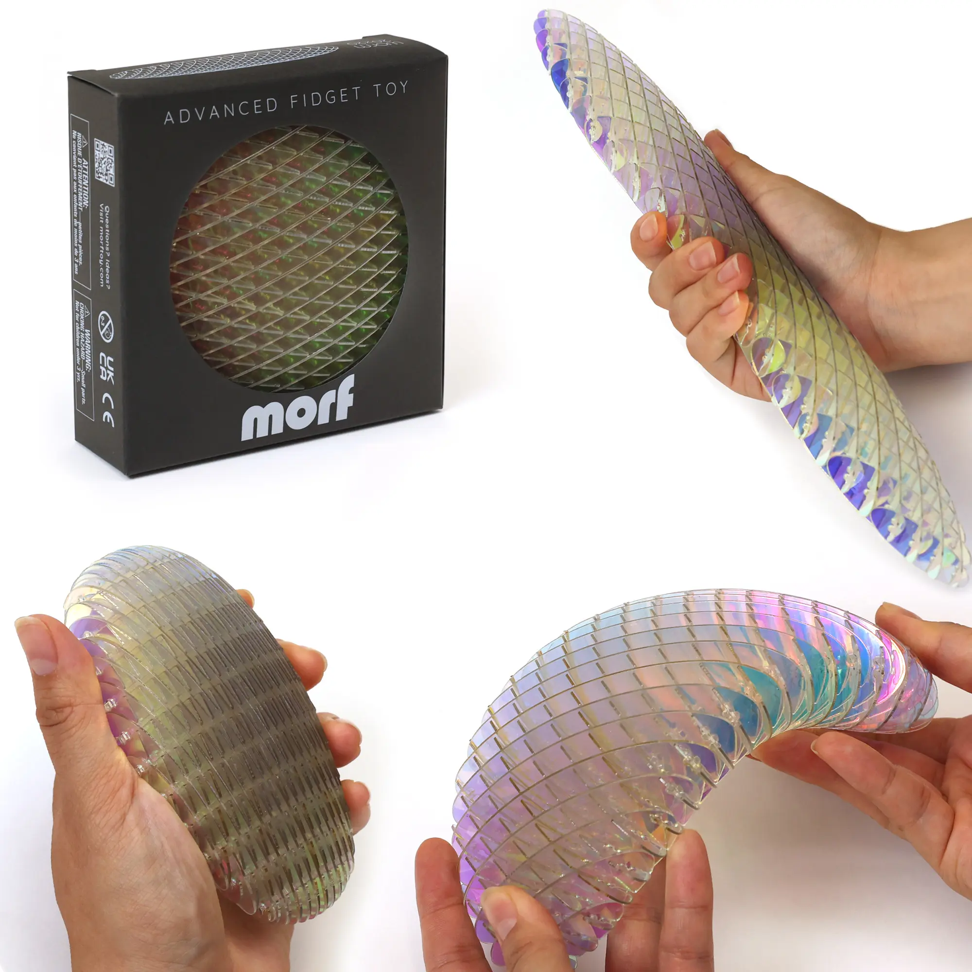 Morf Fidget Worm Unicorn Big 20x20 Advanced Fidget Toy Morf Fidget Worm Unicorn Big 20x20 Advanced Fidget Toy