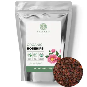 Rosehips, USDA Certified Organic, Cut & Sifted