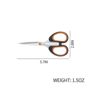 Sharp and comfortable office scissors for paper, fabric, and everyday tasks. Ergonomic design ensures smooth, easy cutting every time. Perfect for home, school, or work.