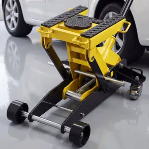 VEVOR Low Profile Floor Jack, 2 Ton (4409 lbs) Capacity, Steel Racing Floor Jack with Single Piston Quick Lift Pump, Hydraulic Trolley Car Lift for Cars, Motorcycles, ATVs, Lifting Range 5.7"-17"