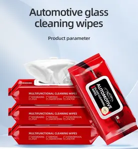 Car Glass Oil Film Remover Wipes (40 Count), No Rinse Glass Cleaner for Car Window, Winshield - Dissolve Grease, Road Grime & Traffic Film, Streak Free Visibility Cleaner for Safe Driving