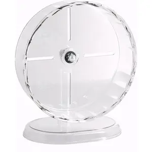 Silent Hamster Wheel – 9.5 Inch Syrian Hamster Running Wheel, Anti-Skid & Height Adjustable, Easy to Clean (9.5inch)