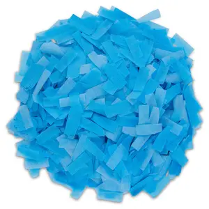 Blue UV Confetti – Flameproof & Biodegradable 1lb Loose Pack