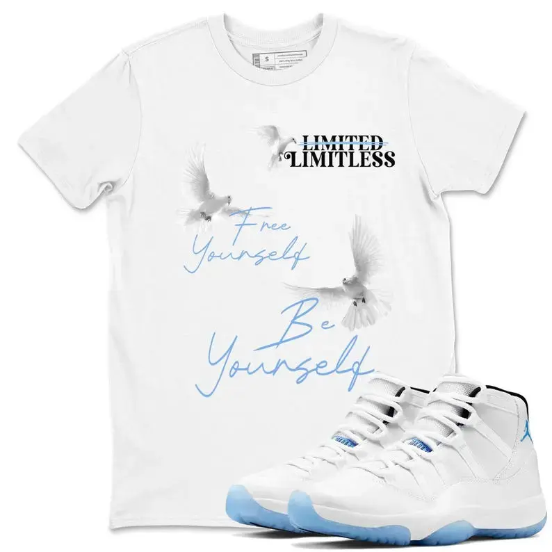 Free Yourself Be Yourself Sneakerhead Gift - T-Shirts To Match JD AJ11 Retro Legend Blue Trending Tshirt