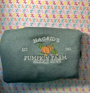 Harry Potter Hagrid Pumpkin Embroidered Sweatshirt