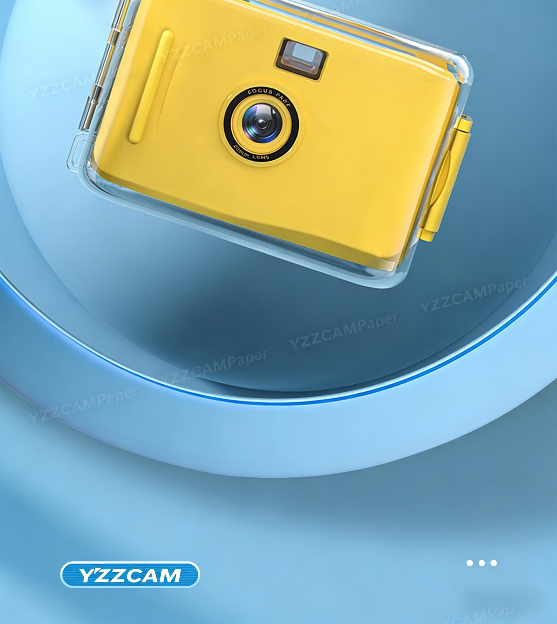 Film Camera: Point-and-Shoot Mini Retro Film Camera, Waterproof, Non-Instant, Creative Gift for Students and Instagram