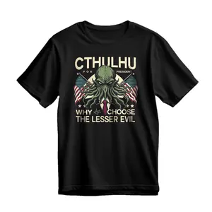 Funny 2024 elections Cthulhu for President T-Shirt