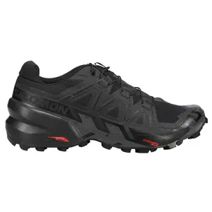 Salomon Womens Speedcross 6 Trail Running Sneakers Shoes - Black