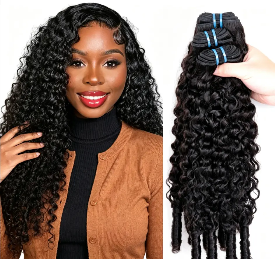 【Limited-time promotion】Msgem Hair 15A Burmese Curly Human Hair Bundles, Double Weft Remy Extensions for Natural Look, 3-Pcs or 4-Pcs Lot #Tiktokshopdealsforyouday, Bundles Of Human Hair, Curly Waves,sohochic