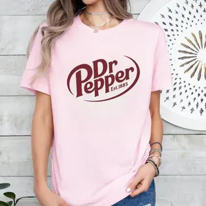 Dr Pepper Logo T-Shirt, Dr Pepper Est 1885 Tee, Dr. Pepper Lover Shirt, Soda Lover Shirt, Dr Pepper Logo Tee, Gift for Dr Pepper Lover
