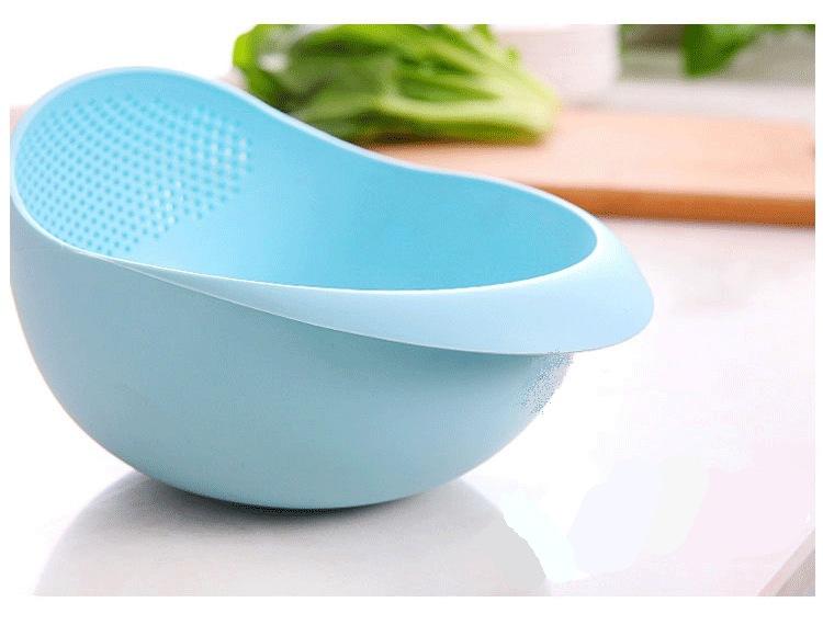 Household rice washing sieve