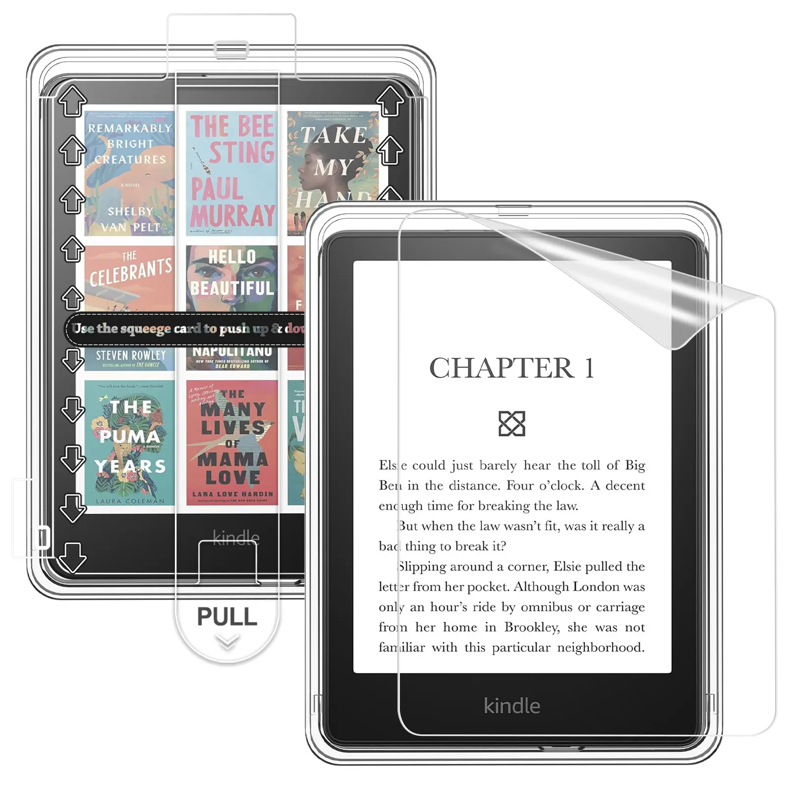 PANDASHIELD 2-Pack Original Matte Anti-Glare Screen Protectors for Kindle Paperwhite 6 (12th Gen, 7in) Colorsoft & Signature Edition, Accessories with 1 Alignment Tool, Bubble-Free, Scratch-Resistant Protection, One Alignment Tool
