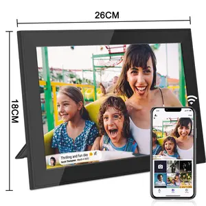 FrameFlow 10.1” WiFi HD Digital Photo Frame | Instant Wireless Sharing, Auto-Rotate, 16GB Storage & Smart Touchscreen