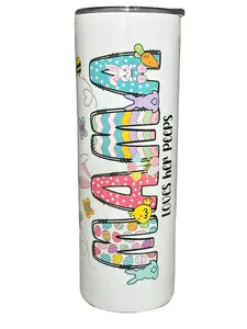 MAMA Easter - 20oz oz 20 oz. 20oz. - Skinny Straight Sublimation Tumbler - Amy's Tumbler Junkies - Your Favorite Tumbler Shop! Bottle Drinkware
