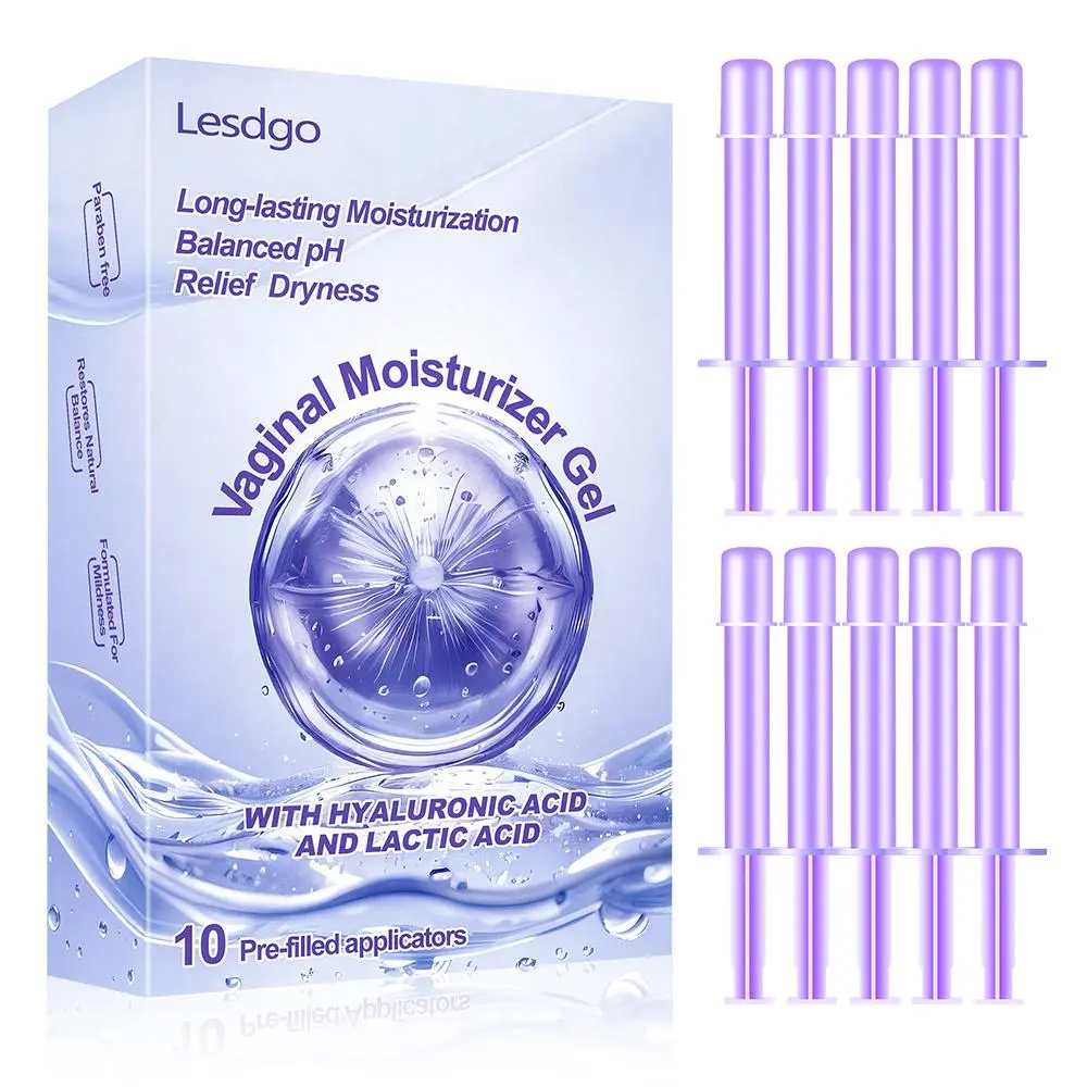 Feminine Intimate Care Gel with Hyaluronic Acid, Lactic Acid & Vitamin E, pH Balanced Moisturizer for Dryness & Itching Relief, Single-Use Multi-Pack for Women, Moisturization, Balanced Ph, Hydrating, Moisture, Antibacterial, Medical, Natural Acids