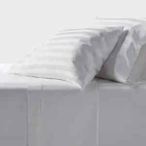 Queen 800 Thread Count Hotel Collection Sheet Set Damask White Hem - Threshold