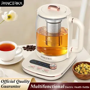 PANCERKA Temperature Controlled Electric Kettle, 10-in-1 Multi-Function Tea Kettle, 1.8L Capacity, with Precise Dial Temperature Control, Built-in Tea Strainer, 48-Hour Keep-Warm Function, and Delayed-Start Feature. Ideal for Simmering, Coffee and Tea