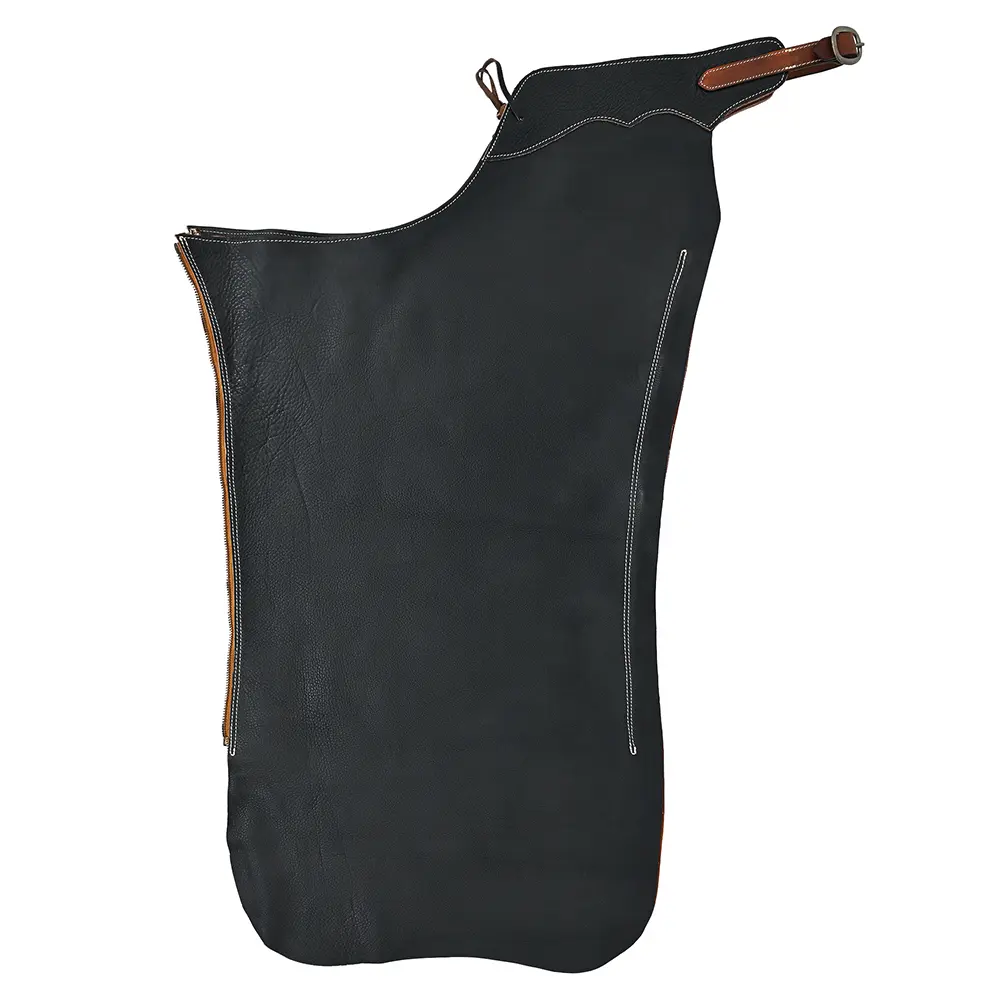 HILASON Western Horse Bull Riding Adult Rodeo Genuine Handmade Leather Chaps