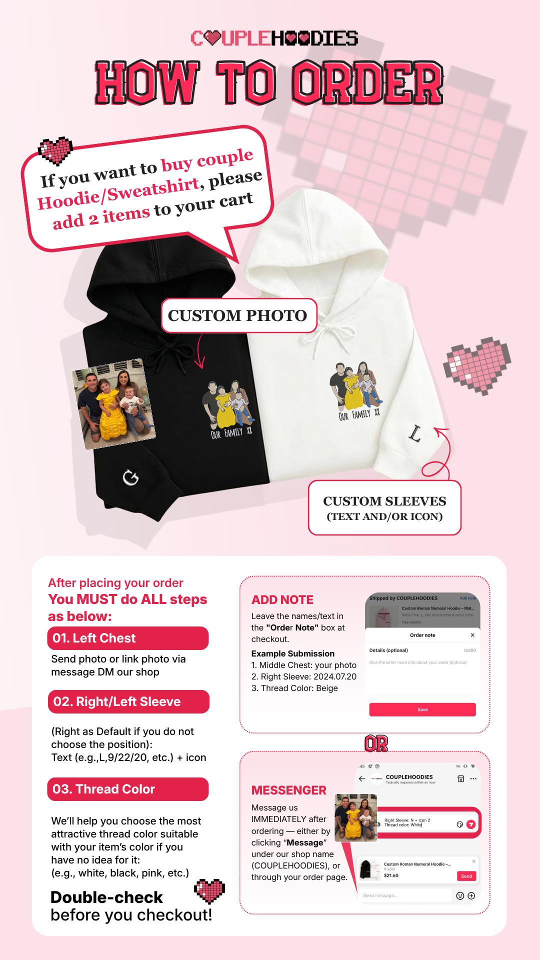 Custom Photo Embroidered Grandma Mom Hoodie, Family Picture Sweatshirt, Personalized Grandmother Gift, Gift for Mom, Funny Mom Hoodie, Mother's Day Shirt