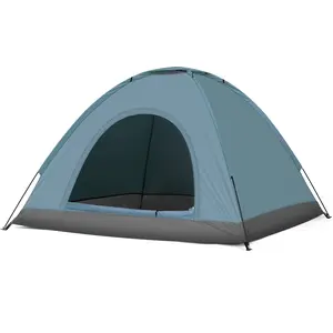 3-4 Person Camping Tent - Ultra-Lightweight 3.3lbs Dome Tent with Waterproof Oxford Floor, Easy Setup in 5 Mins