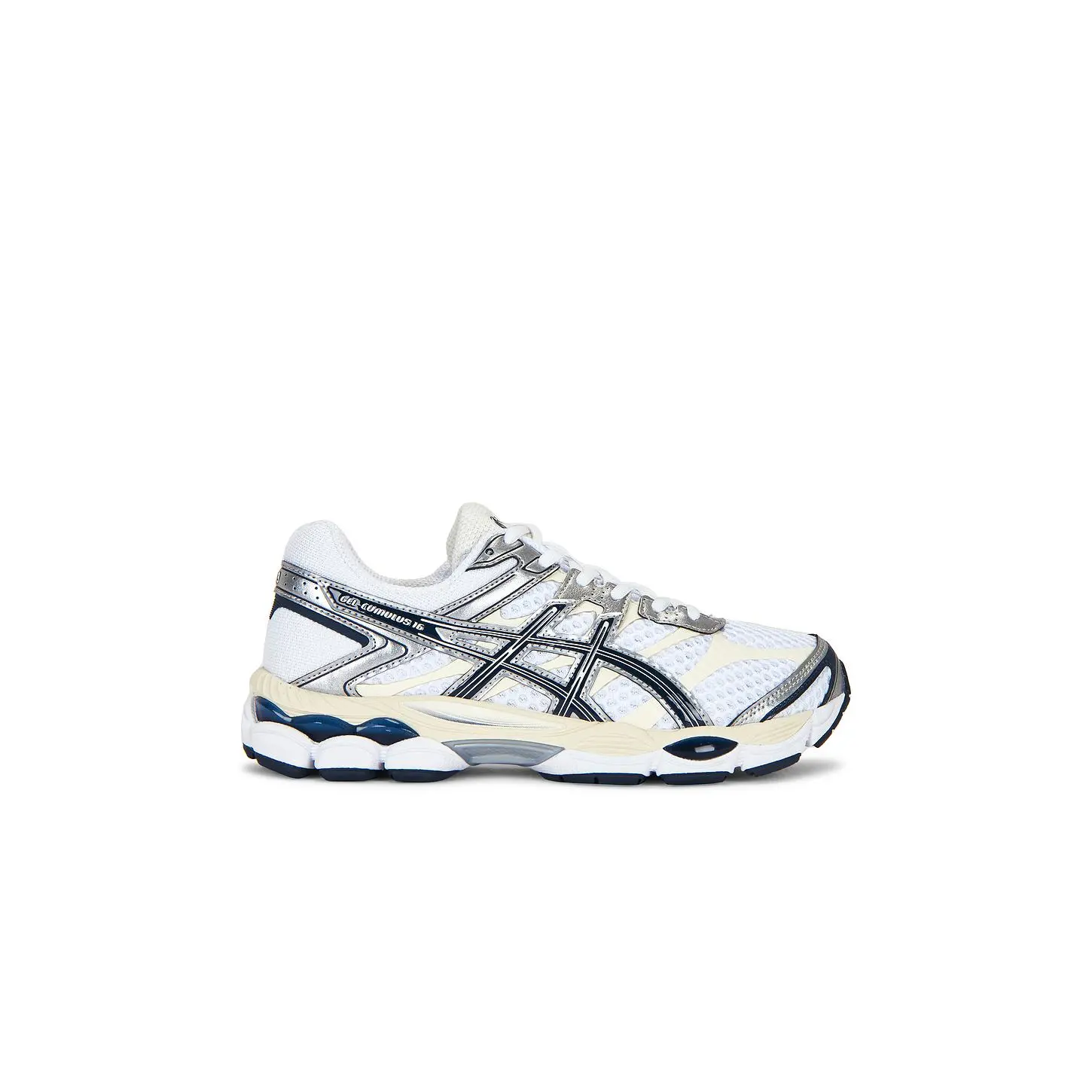 Asics Gel-Cumulus 16 in White & Midnight
