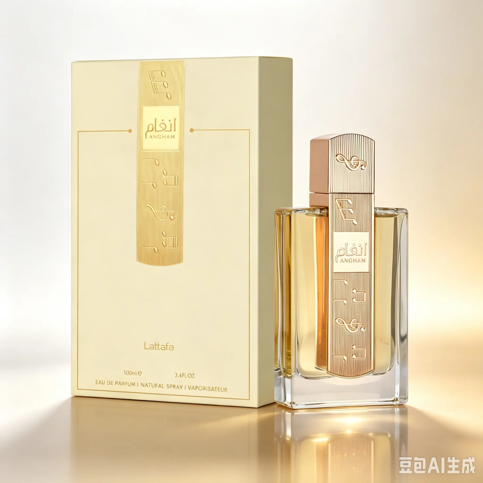 Lattafa Angham Eau de Parfum 3.4 Oz | Long Lasting Unisex Fragrance with Floral, Vanilla & Amber Notes | Elegant Perfume Spray for Men & Women