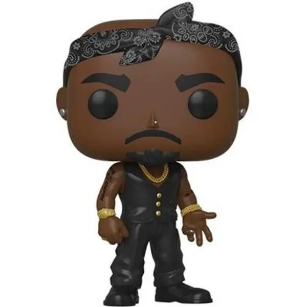 FUNKO POP! ROCKS: Tupac - Vest with Bandana  [Collectible Figurine/Statue/Bust] Vinyl figurine/statue