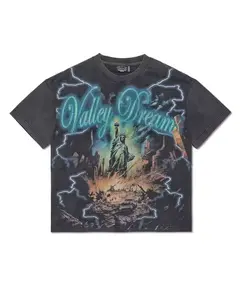 Vale Dream Black Shirt Print Graphic Shirt Y2K Shirt Unisex  Streetwear Graphic Tee