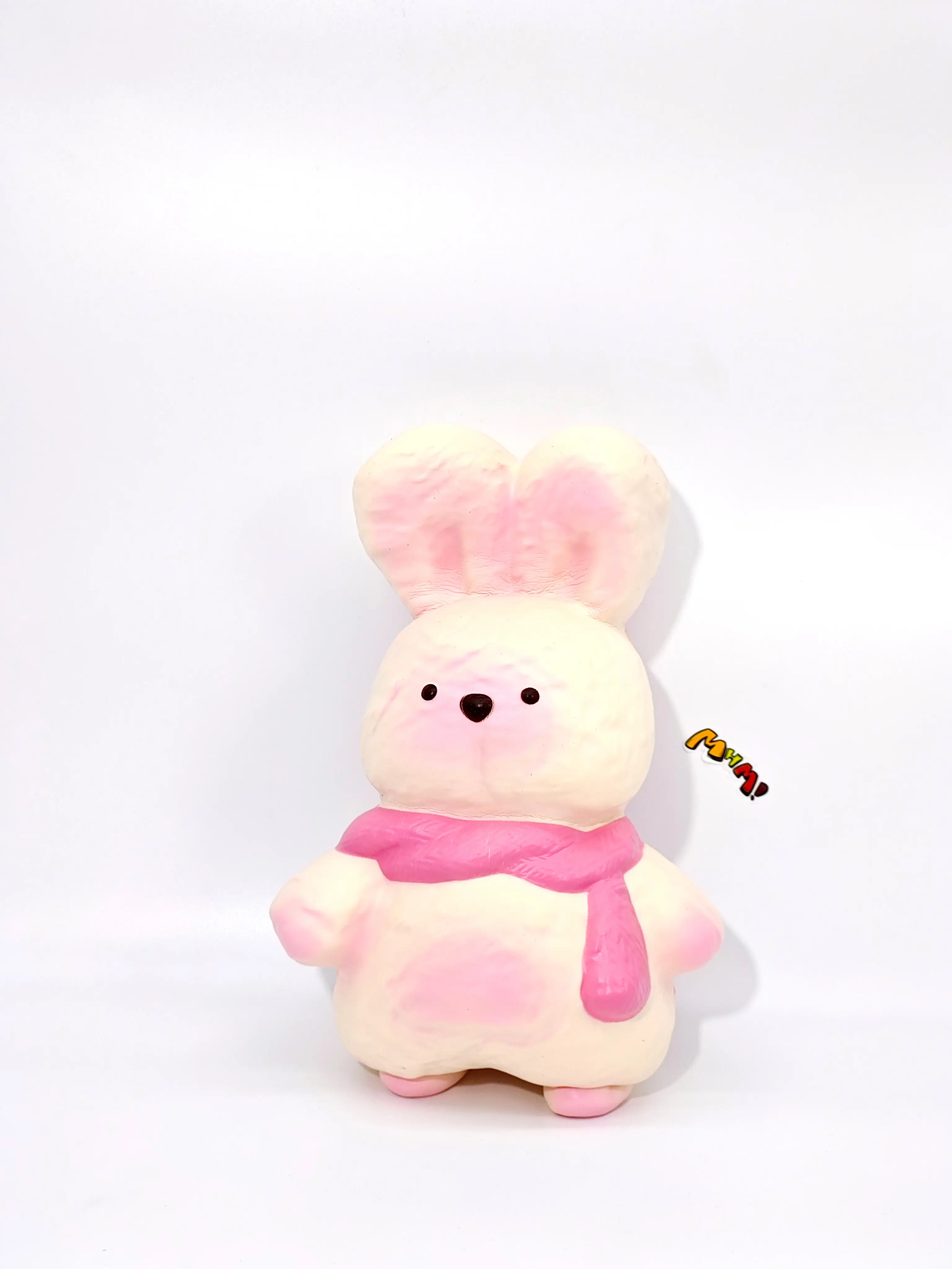 MHM Squishy Series Scarf Rabbit Squishie - Viscous, Moist, Soft, Slow-Rebound Sensory Stress Reliever Toy