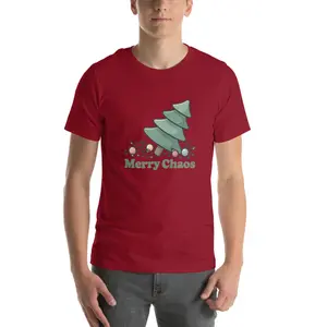 Merry Chaos Funny Tee - Christmas T-Shirt - Unisex T-Shirt