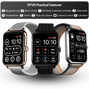 Graduation Gift Smartwatch for Her – 2.02" HD Screen, Bluetooth Calling, Fitness Tracker, Stylish Everyday Wear