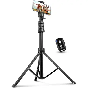Mobile phone tripod accessory kit, camera and mobile phone tripod stand, with wireless remote control and universal tripod head, is very suitable for selfies/video recording/video blogging/live streaming