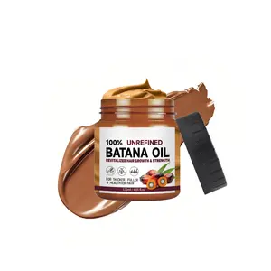 Batana Oil for Hair Growth, Organic Hair Mask Treatment for Dry Hair, Prevent Hair Loss & Enhance Thickness for Men Women, 4.05 fl oz