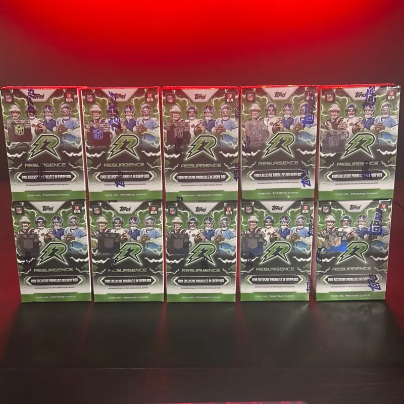 Pick Your Team Break 10x 2025 Topps Resurgence Football Blasters