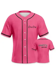 Men's Hip Hop Sports Baseball Jacket, Next Friday Pinky's Record Movie 90s Party Clothing, Breathable Fabric, Vintage Sport Style, Jersey Top