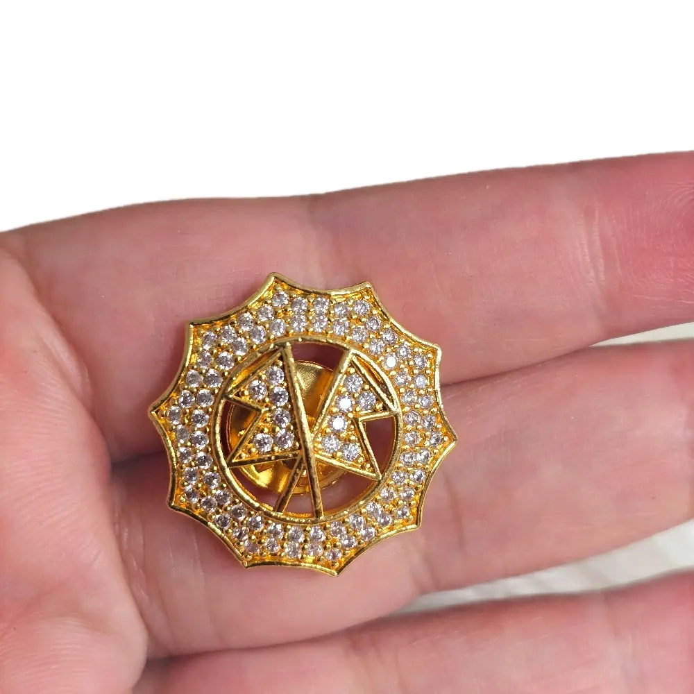 AD Nepal Flag brooch
