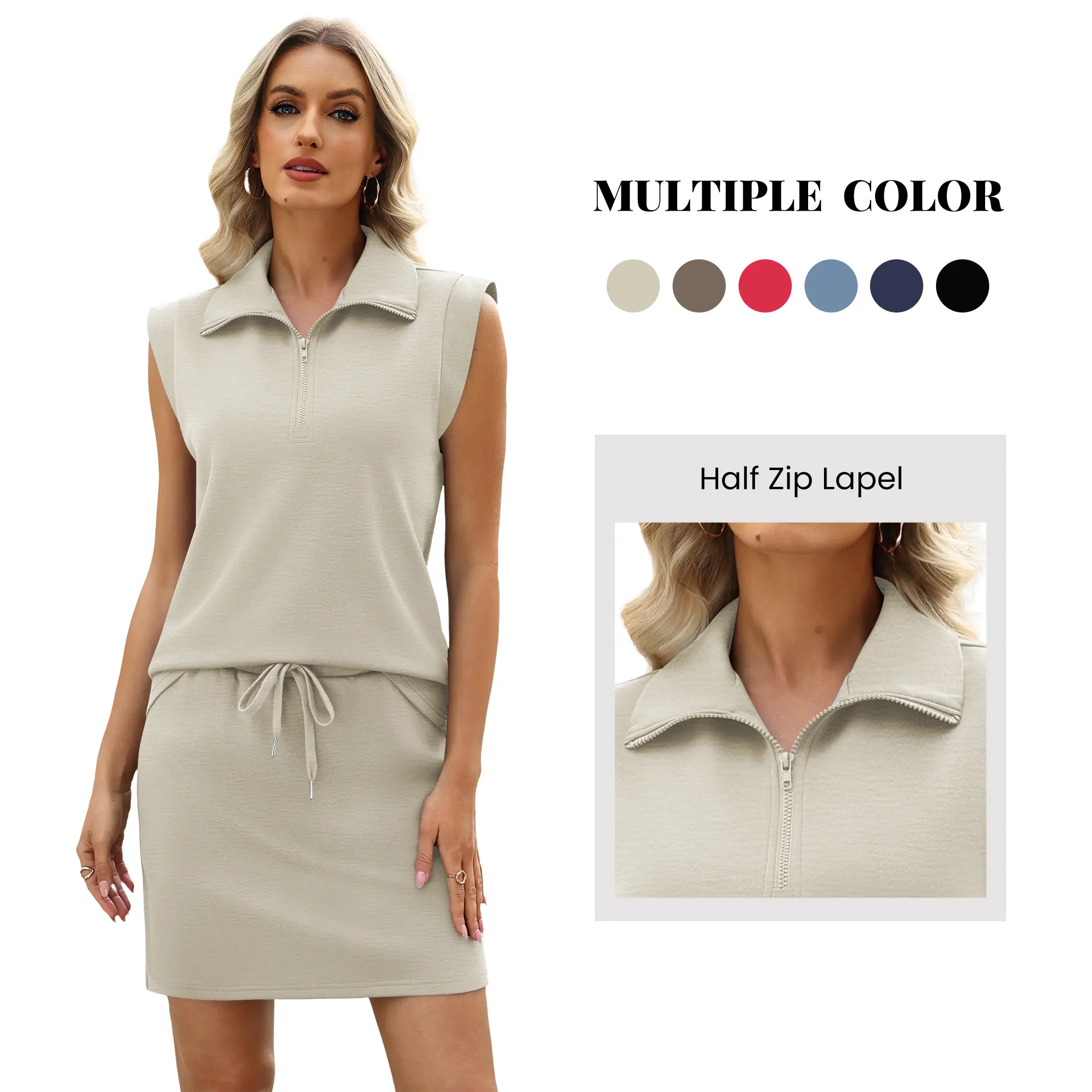 Women's Basic Casual Plain 2-Piece Clothes & Shorts Set - Cap Sleeve & Sleeveless Tank Tops, Loose Athletic Shorts with Side Pockets, Soft Smooth Machine-Washable Fabric, Summer Travel Outfits, Minimalist Fit, Women's Clothes, Shorts Sets For Women sohoch