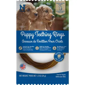 N-Bone® Puppy Teething Rings Peanut Butter Flavor (Pack of 1)
