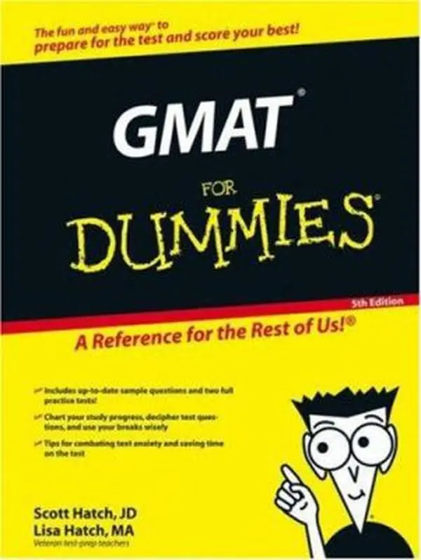 USED Book - GMAT For Dummies by Scott A. Hatch (Paperback) - english