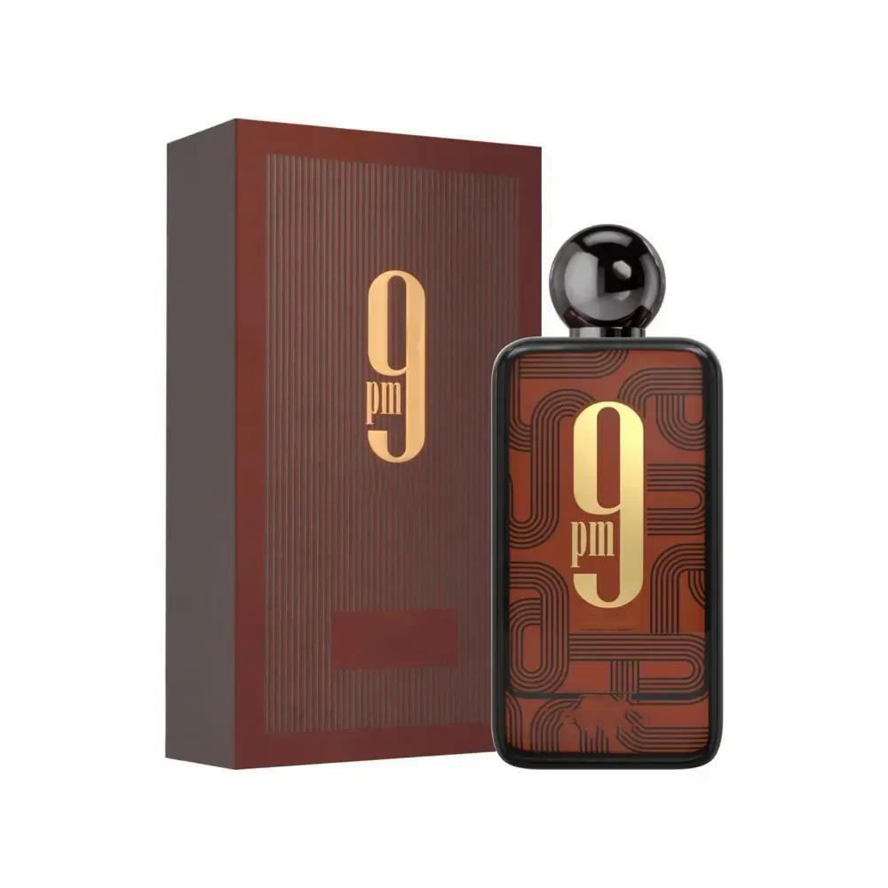 9 PM Elixir Extrait de Parfum 3.4oz | Unisex Spicy Amber Leather Fragrance 8-10+ Hour Longevity