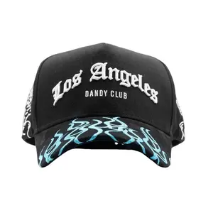 Dandy Hats Los Angeles Dandy Club Embroidered Snapback Hat – Streetwear Adjustable Cap