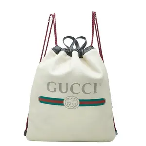 Pre-owned GUCCI Other Tote Bags Leather Drawstring Backpack