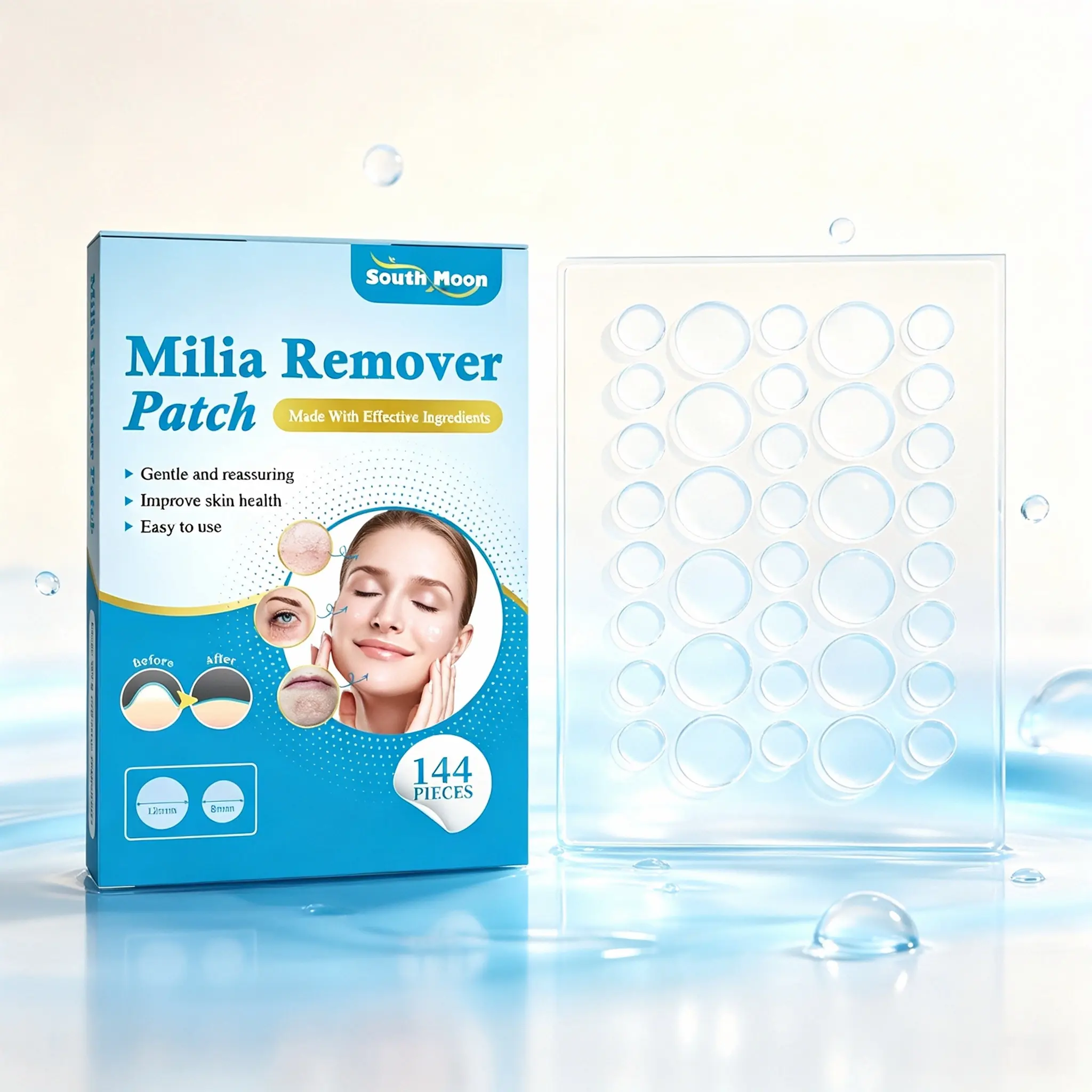 South Moon Skin Care Patches, Gentle, Skin-Friendly, Delicate And Smooth. Daily Skin Care Patches