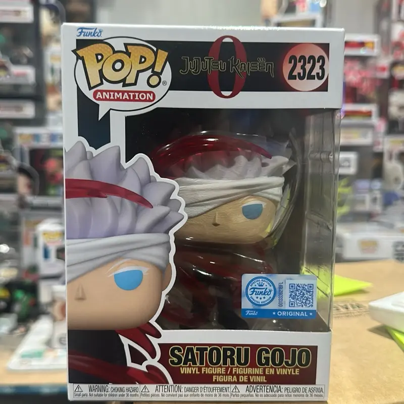 Funko Pop Jujutsu Kaisen Satoru Gojo 2323 Vinyl Action Figure - Anime Character Statue, Collectible Figure Decor, Model Collectible Figurine, Action Figure Statues, New