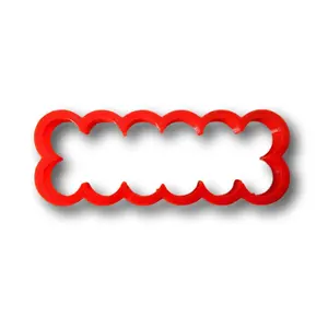 Scalloped Cookie Cutter- Cookie stick tall size