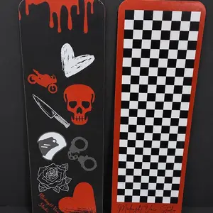 Dangerous Devotion Themed Bookmark, Durable Paper Bookmark for Book Lovers, Compact Reading Accessory