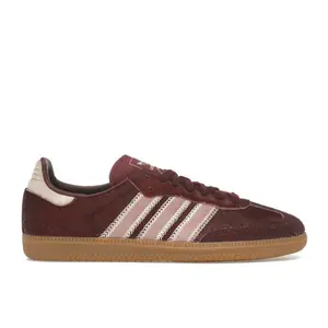 adidas Women's Samba OG Maroon Sand Strata Pony, from StockX