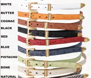 Ostrich Hat Band – Luxury Leather Toquilla for Cowboy